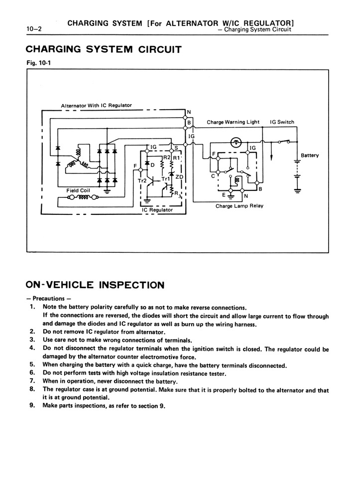 toyota charging system