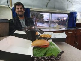 Eating Burger'd, parked at Emerald Lakes